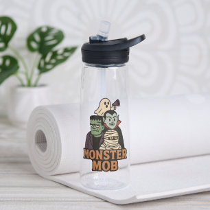 Monster Mob Retro Halloween Vampier Mumie Geest Waterfles