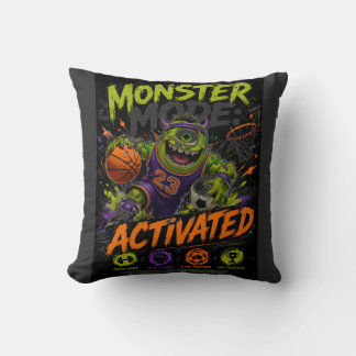 Monster Modus Geactiveerd – Sportmonster Basketbal Kussen