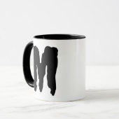 Monster Mokken voor Hem Initiele Monogram Letter (Voorkant links)