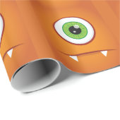 Monster Monsters Griezelfun cadeauverpakkings papi Cadeaupapier (Rol Hoek)