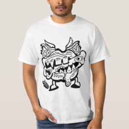Monster Mouth Chomp M13 Graphic Art T-shirt