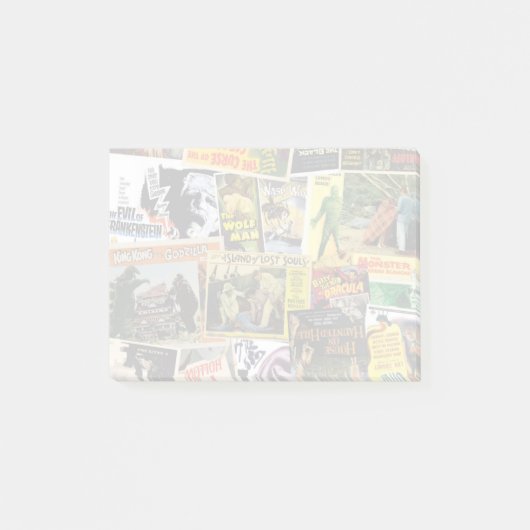 Monster Movie Collage Post-it® Notes (Voorkant)