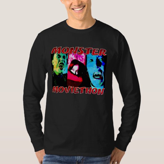 Monster Moviethon Vampire Triptych 2 T-shirt (Voorkant)