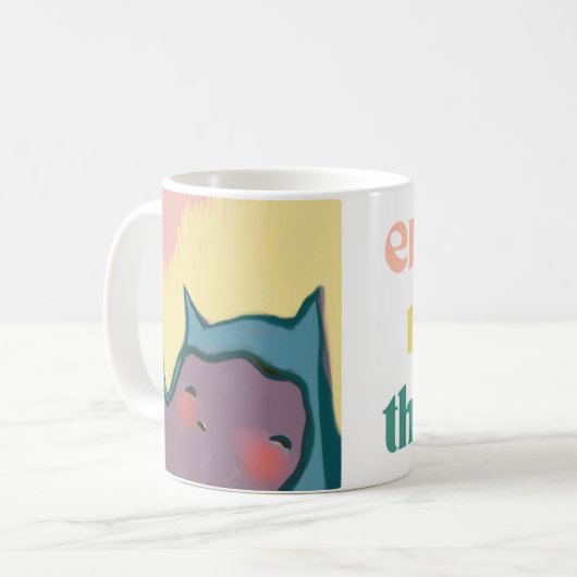 MONSTER MUG ENJOY LITTLE THINGS KOFFIEMOK (Voorkant links)