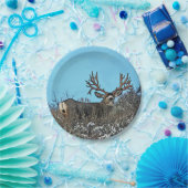 Monster muierhert buck papieren bordje (Feest)
