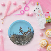 Monster muierhert buck papieren bordje (Feest)