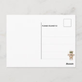 Monster Mumie Kinder Verjaardag Briefkaart (Achterkant)