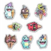 Monster Munchies Ice Cream Stickers pt 3 (Voorkant)