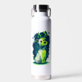 Monster Mutt � Lieve Halloween Hond Waterfles (Voorkant)