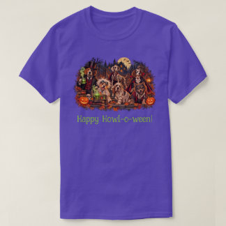 Monster Mutts om middernacht T-shirt