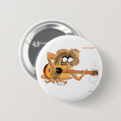 Monster muzikant ronde button 5,7 cm (Voorkant /achterkant)