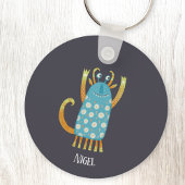 Monster Nigel Aangepaste Naam Sleutelhanger