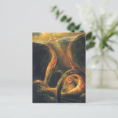 Monster Octopus Briefkaart (Staand voorkant)