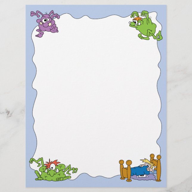 Monster onder de Bed Letterhead (Voorkant)