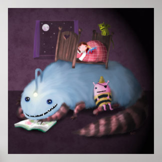 Monster onder het Bed Poster