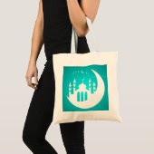 Monster op de maan tote bag (Voorkant (product))