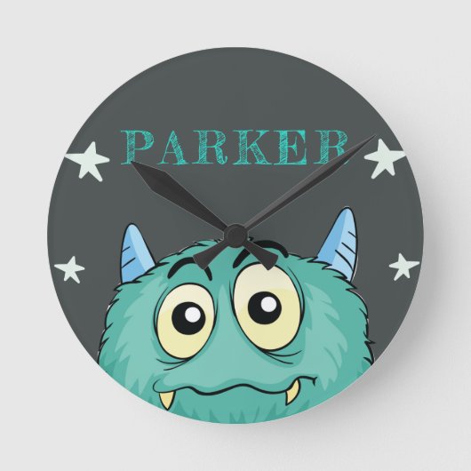 Monster op maat ronde klok (Voorkant)