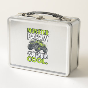 Monster opa Wheelie Cool Grappige Monster Truck On