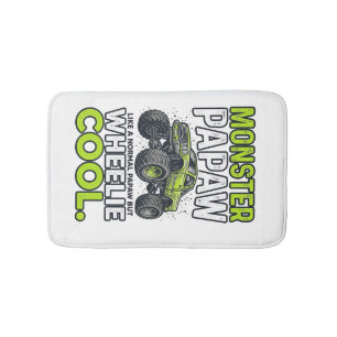 Monster Opa Wheelie Cool Grappige Monster Truck On Badmat