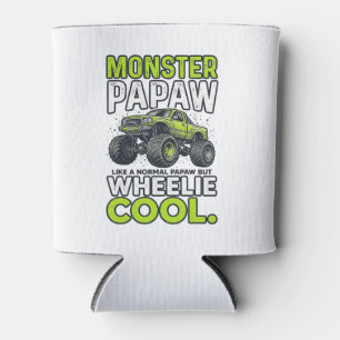 Monster Opa Wheelie Cool Grappige Monster Truck On Blikjeskoeler