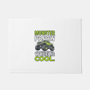 Monster opa Wheelie Cool Grappige Monster Truck On Deurmat