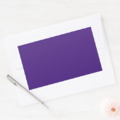 Monster Paars Rechthoekige Sticker (Envelop)