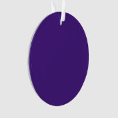 Monster Paarse Cirkel Acryl Ornament (voorkant)