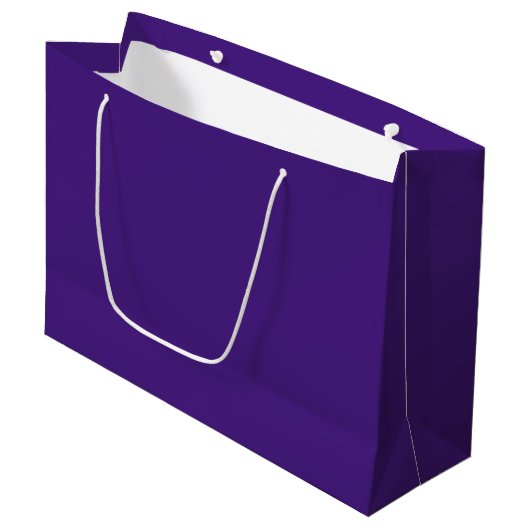 Monster Paarse Grote Cadeautas (Voorkant Gekanteld)