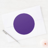 Monster Paarse Grote Ronde Sticker (Envelop)