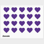 Monster Paarse Hart Sticker (Vel)