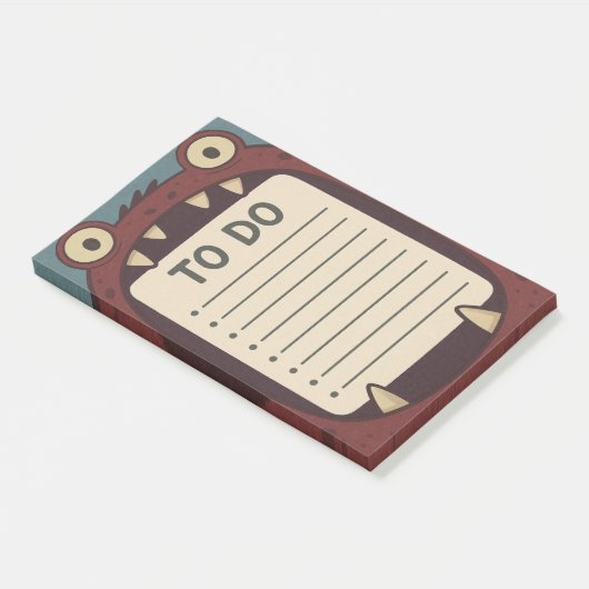 Monster Pad To Do List Post-it® Notes (Schuin)
