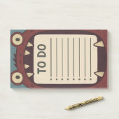 Monster Pad To Do List Post-it® Notes (Op bureau)