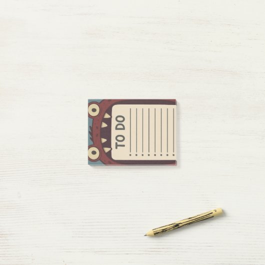 Monster Pad To Do List Post-it® Notes (Op bureau)