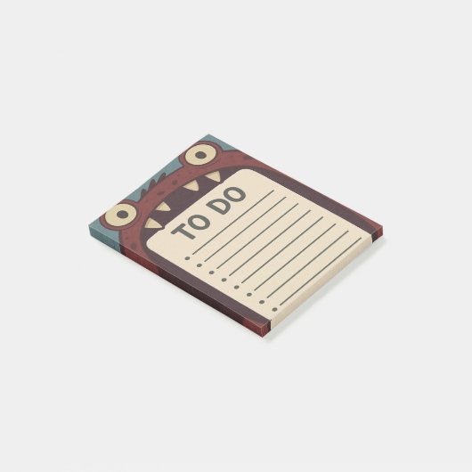 Monster Pad To Do List Post-it® Notes (Schuin)