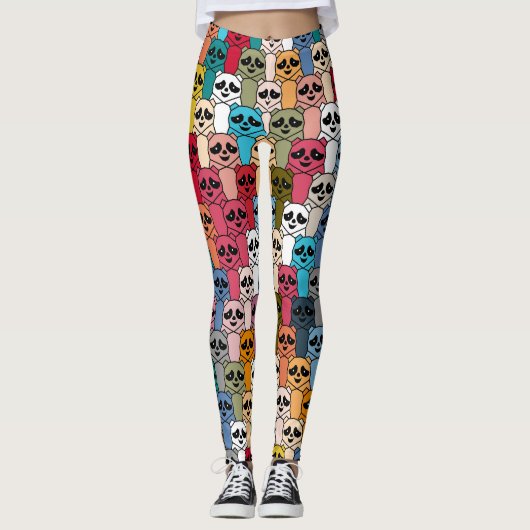 Monster Panda Leggings (Voorkant)