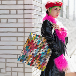 Monster Panda Tote Bag