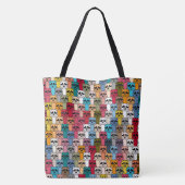 Monster Panda Tote Bag (Achterkant)