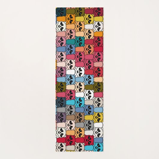 Monster Panda Yogamat (Achterkant)