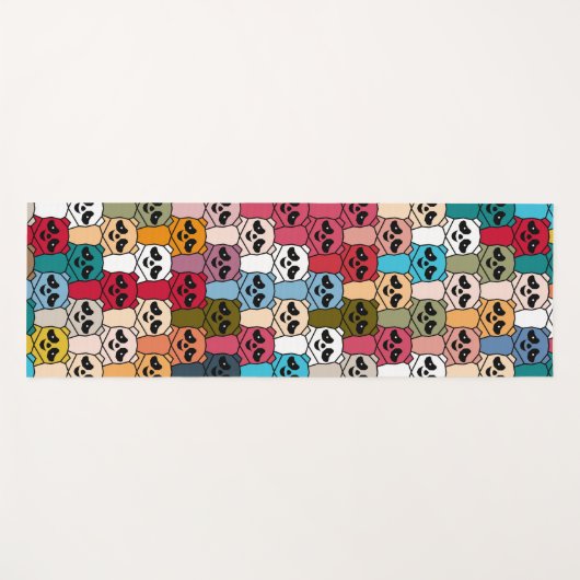 Monster Panda Yogamat (Voorkant (horizontaal))