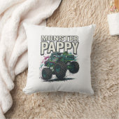 Monster Pappy Monster Truck Oude Vector Ontwerp_ Kussen (Deken)