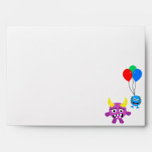 Monster Party Envelopes