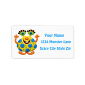 Monster Party Etiket (Voorkant)