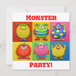 Monster Party Kaart