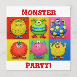 Monster Party Kaart