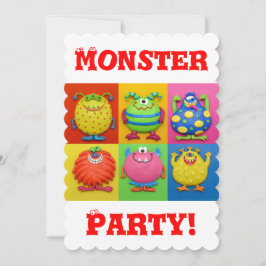 Monster Party Kaart