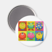 Monster Party Magneet (Voorkant / Achterkant)