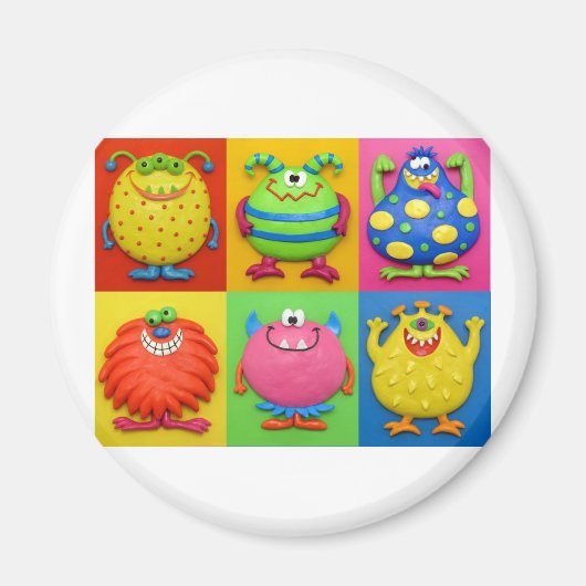 Monster Party Magneet (Voorkant)