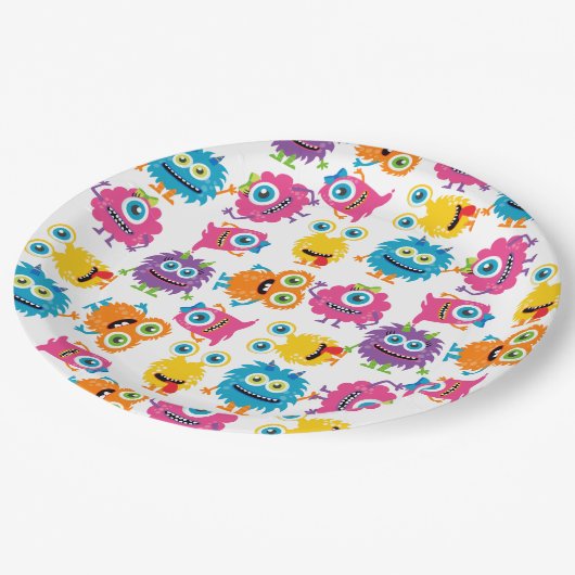 Monster Party Papier Bord (Gekanteld)