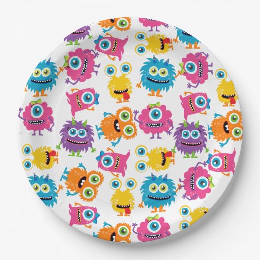 Monster Party Papier Bord (Voorkant)
