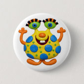Monster Party Ronde Button 5,7 Cm (Voorkant)